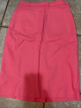 Jacob Coral Pink Pencil Skirt